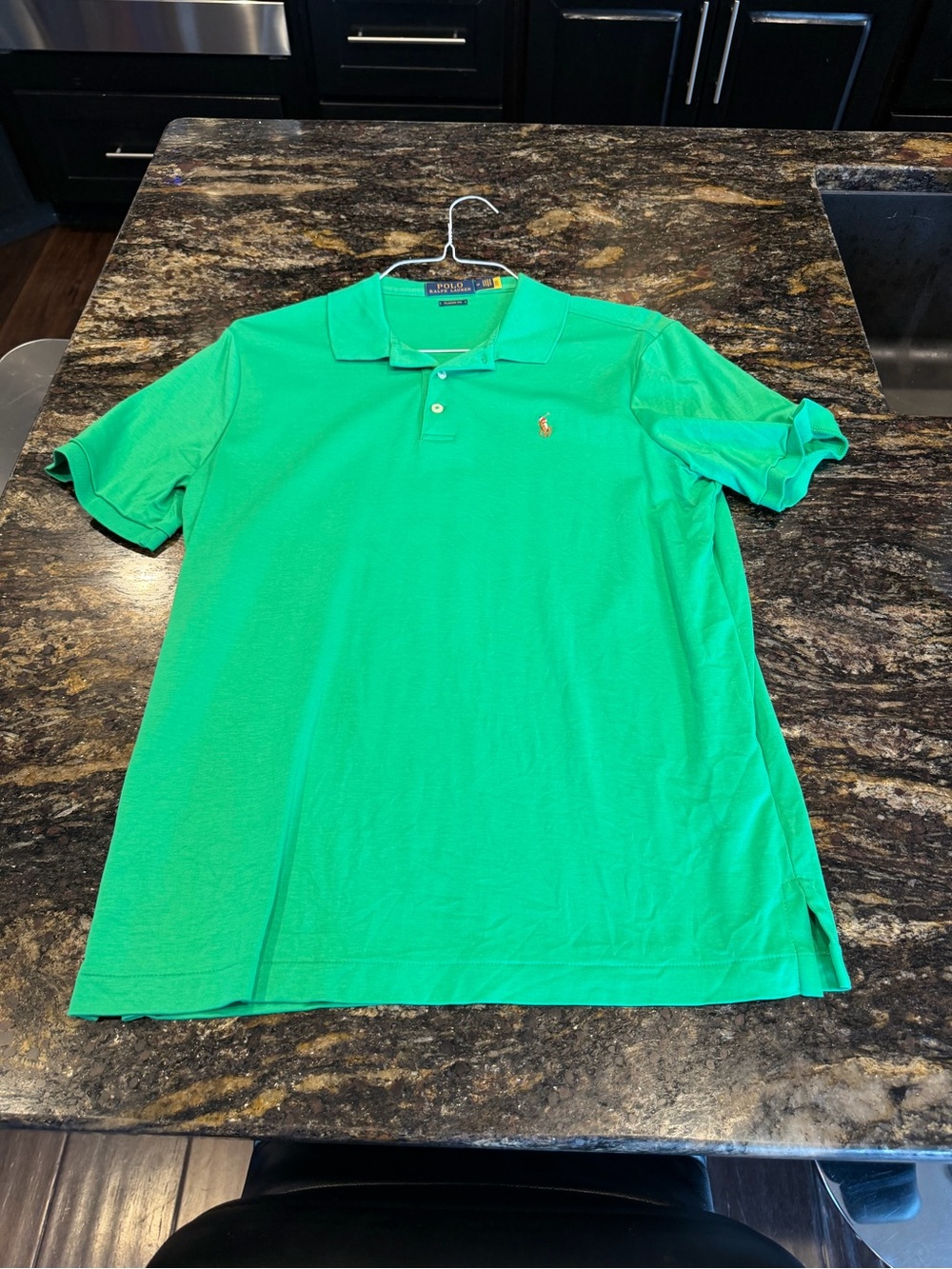 Polo by Ralph Lauren Men's Green Classic Fit Polo Shirt M